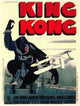 Vintage King Kong Movie Poster Print capturing the iconic giant ape.