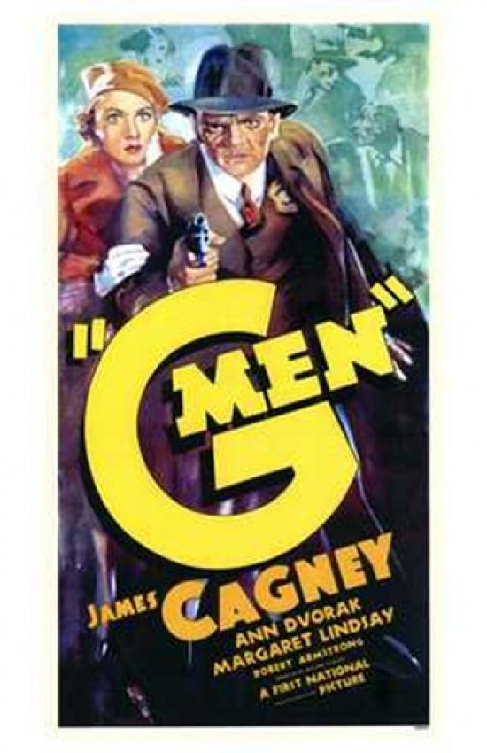 G Men Movie Poster Print featuring classic film art.