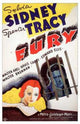 Fury Movie Poster Print showcasing intense war cinema art.