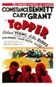 Topper Movie Poster Print showcasing classic cinema charm.