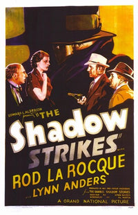 The Shadow Strikes Movie Poster Print showcasing cinematic art.