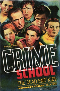 Crime School Movie Poster Print showcasing classic film artistry.