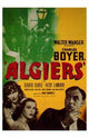 Algiers Movie Poster Print featuring classic film art.