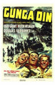 Gunga Din Movie Poster Print featuring classic cinema artwork.