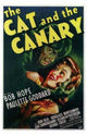 The Cat and the Canary movie poster print showcasing classic cinema art.