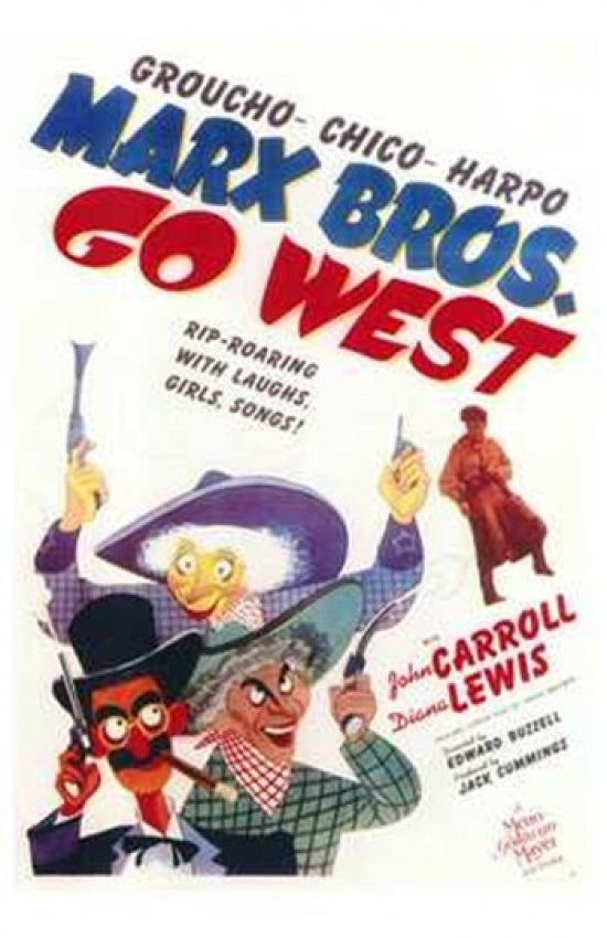 Go West Movie Poster - Classic Film Art