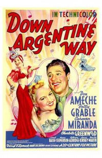 Down Argentine Way Movie Poster Print for cinema lovers.