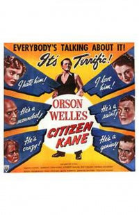 Citizen Kane Movie Poster Print showcasing iconic film imagery.