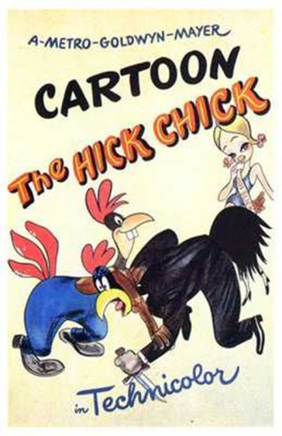 The Hick Chick Movie Poster Print showcasing vibrant colors and playful design.