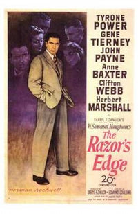 The Razor's Edge Movie Poster Print showcasing classic film imagery.