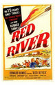 Red River Movie Poster Print showcasing classic Western film art.