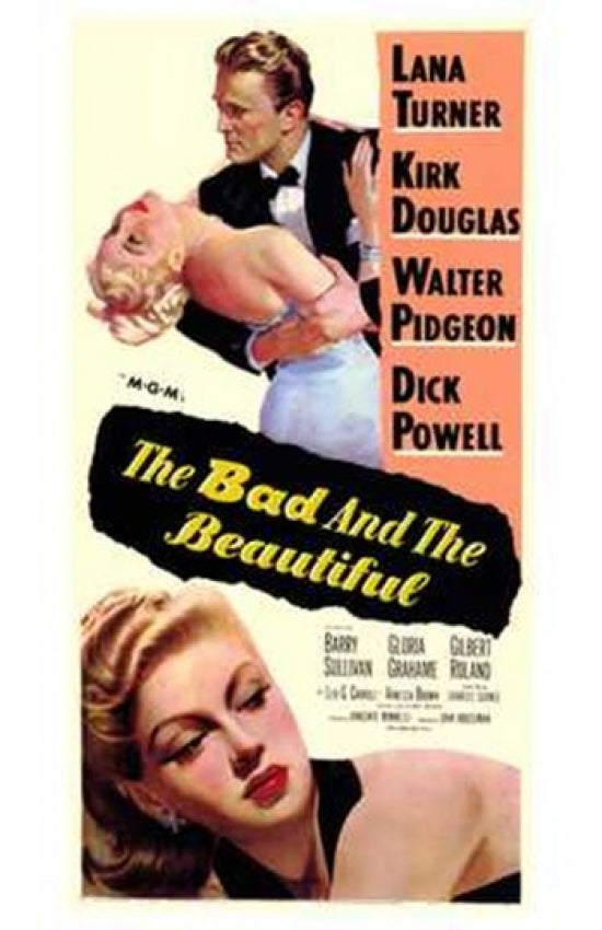 The Bad and the Beautiful Movie Poster Print showcasing classic cinema art.