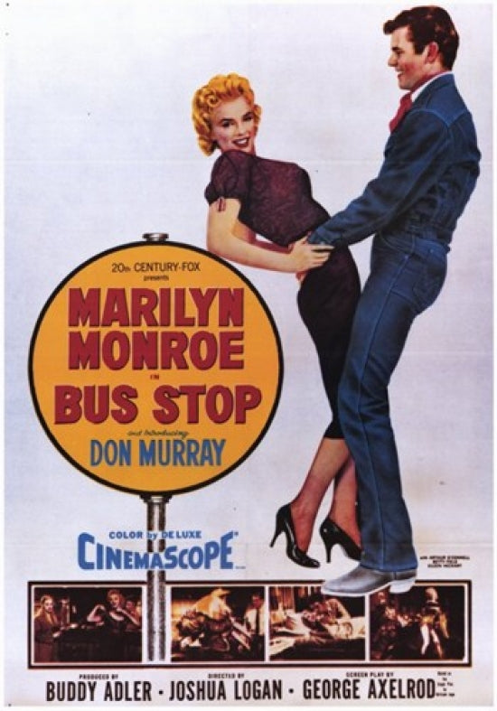 Bus Stop Movie Poster Print showcasing classic cinema artwork.