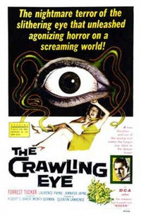 The Crawling Eye Movie Poster featuring classic horror artwork.
