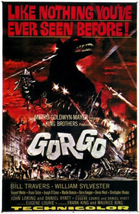 Gorgo Movie Poster Print featuring a classic monster film design.