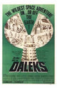 Doctor Who and the Daleks Movie Poster Print showcasing iconic sci-fi artwork.