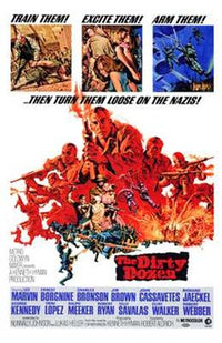 The Dirty Dozen Movie Poster Print showcasing classic film art.