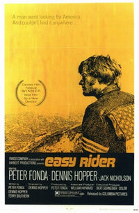 Easy Rider Movie Poster Print featuring iconic imagery from the classic film.