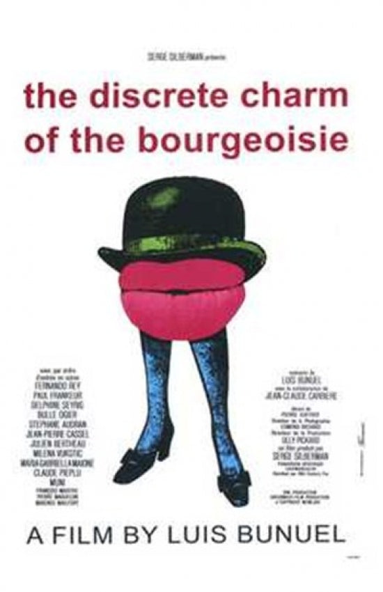 The Discreet Charm of the Bourgeoisie Movie Poster Print