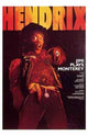 Jimi Plays Monterey Movie Poster Print showcasing Jimi Hendrix at the Monterey Pop Festival.