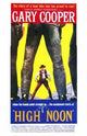 High Noon Movie Poster Print showcasing iconic film standoff scene.