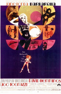 Barbarella Movie Poster Print showcasing iconic imagery from the film.