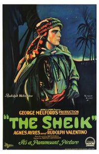 The Sheik Movie Poster Print showcasing classic cinema artwork
