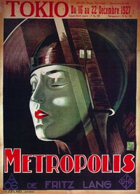 Metropolis Movie Poster Print showcasing iconic sci-fi imagery.