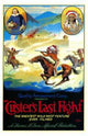 Custer's Last Fight Movie Poster Print showcasing a dramatic historical scene.