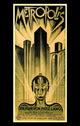 Metropolis Movie Poster Print showcasing classic sci-fi artwork