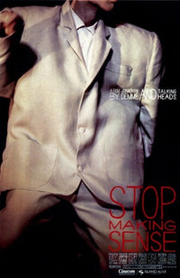 Stop Making Sense Movie Poster Print featuring Talking Heads.