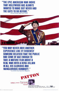Patton Movie Poster Print showcasing General Patton from the classic film.