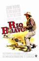 Rio Bravo Movie Poster Print showcasing classic Western film imagery.