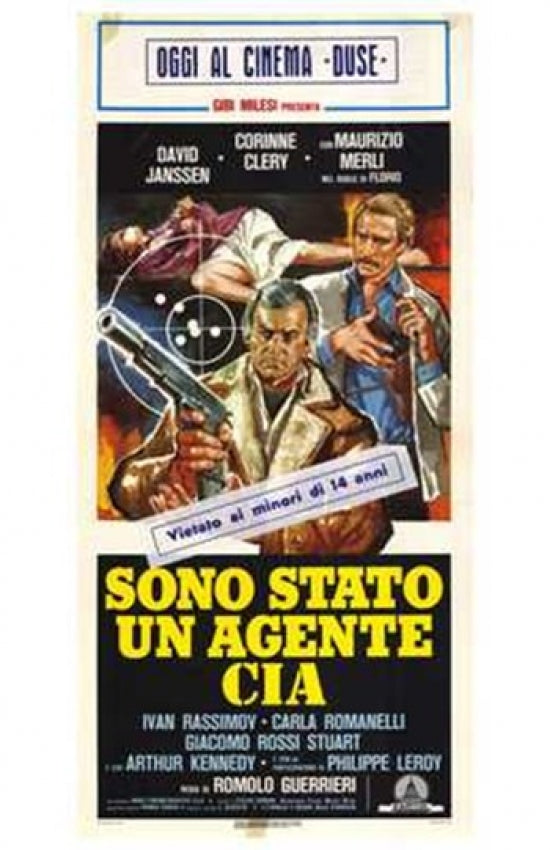 Covert Action Movie Poster Print featuring thrilling espionage theme.