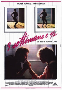 9 1/2 Weeks Movie Poster Print featuring vibrant artwork.