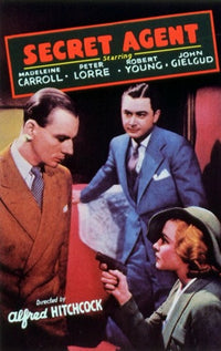 Secret Agent Movie Poster Print - thrilling spy film art