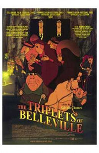 The Triplets of Belleville Movie Poster Print showcasing vibrant animation style.