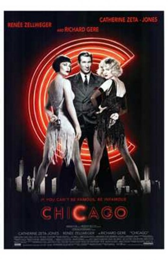 Chicago Movie Poster Print showcasing the vibrant essence of the musical.