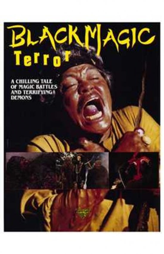 Black Magic Terror Movie Poster Print featuring dramatic imagery.