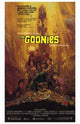 The Goonies Movie Poster Print featuring vibrant colors and nostalgic imagery.