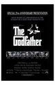 The Godfather Movie Poster Print featuring classic film artwork.