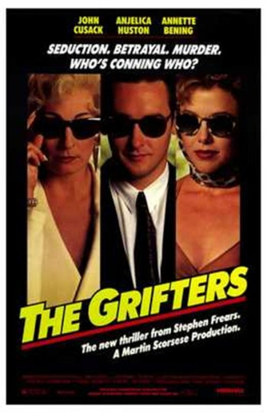 The Grifters Movie Poster Print showcasing cinematic art.