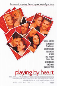Playing By Heart Movie Poster featuring romantic film design.