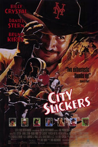 City Slickers Movie Poster Print featuring iconic film imagery.