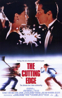 Cutting Edge Movie Poster Print featuring figure skating athletes.