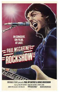 Rockshow Movie Poster Print showcasing dynamic rock imagery.