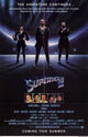 Superman 2 movie poster print featuring iconic superhero imagery.