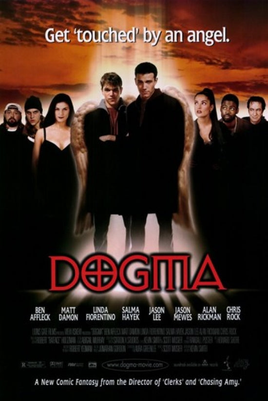 Dogma Movie Poster featuring iconic film art.