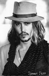Johnny Depp Movie Poster Print showcasing vibrant colors and iconic design.