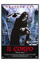 The Crow movie poster print showcasing gothic aesthetics and iconic imagery.